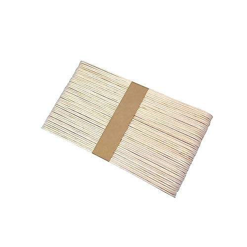KTOJOY 50 Pcs Jumbo Wooden Craft Sticks Wooden Popsicle Craft Sticks Stick 6” Long x 3/4”Wide Treat Sticks Ice Pop Sticks for DIY Crafts，Home Art KTOJOY