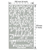 Aleks Melnyk No.34 Metal Stencils, Pyrography, Wood Burning kit 3 PCS Templates, Letters Stencils for Engraving Wood and Patterns, Alphabet and Aleks Melnyk