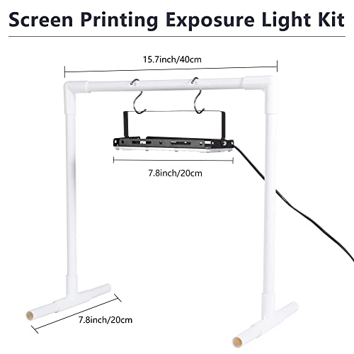 Caydo 46 Pieces Screen Printing Kit with 4 Color Screen Printing Ink, 2 Size Screen Printing Frame and Squeegees for Screen Printing - WoodArtSupply