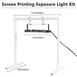 Caydo 46 Pieces Screen Printing Kit with 4 Color Screen Printing Ink, 2 Size Screen Printing Frame and Squeegees for Screen Printing Caydo