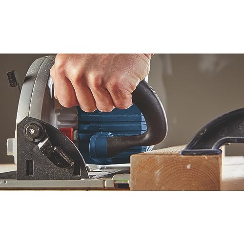 BOSCH GKS18V-25GCB14 PROFACTOR™ 18V Connected-Ready 7-1/4 In. Circular Saw Kit with Track Compatibility and (1) CORE18V® 8 Ah High Power Battery - WoodArtSupply