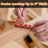 Mini Small Square Center Finder Tool 90 Degree Precision Machinist Square Quick Measuring Square Edge Marking Center Finder for Woodworking Pocket Gohelper