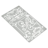 Aleks Melnyk No.3 Metal Journal Stencil, Wood Burning, Flowers and Vines, Ornament, Vintage, Finds Small Stencil Patterns, Pyrography, Engraving, Aleks Melnyk