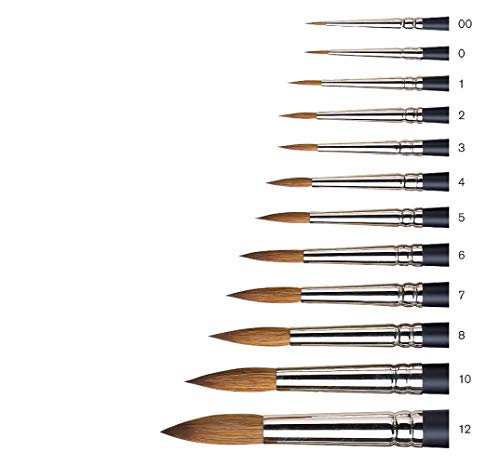 Winsor & Newton Professional Watercolour Sable Brush, Round #10 - WoodArtSupply