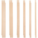 OLYCRAFT 36Pcs Dowel Rods Wood Sticks 3mm 4mm 5mm 6mm 8mm 10mm Assorted Sizes Beech Wood Sticks Unfinished Dowel Round Wood Dowels for DIY Projects OLYCRAFT