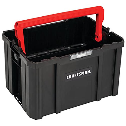 CRAFTSMAN VERSASTACK Tool Storage, Open Tote Case Crate Tool Box (CMST17809) - WoodArtSupply