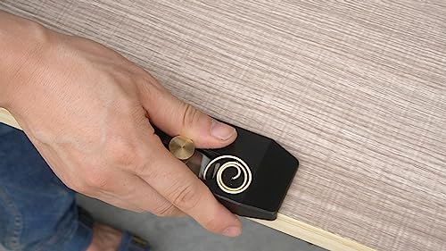 KETIPED Woodworking Edge Trimmer,Hand Planer Edge Bander with High Speed Steel Blade,Edge Banding Cutter for PVC ABS Melamine Veneer,MG-027Bk KETIPED