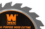 WEN BL0320 3-3/8-Inch 20-Tooth Professional Woodworking Saw Blade for Compact and Mini Circular Saws WEN