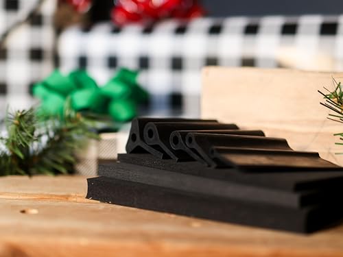 DCT Contour Detail Sanding Grip Pad Wedge Block 8-Pack Set – Flexible Soft Rubber and Foam Sponge Sand Pads Kit for Wood Deadwood Crafted Tools