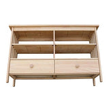 IC International Concepts International Concepts Unfinished Mission, Brown (TV-31) Entertainment/TV Stand IC International Concepts