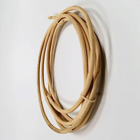 Natural Rattan Webbing Reed, 4mm/5mm/6mm Wicker Rattan Material Furniture Repairing, Basket Weaving Kit Braided Rattan Cane Webbing for Chair Making IMLAM