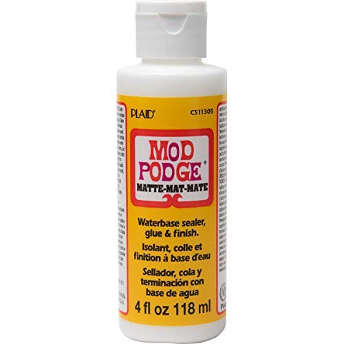 Mod Podge CS11305 Waterbase Sealer, Glue and Finish, 4 Oz, Matte - WoodArtSupply