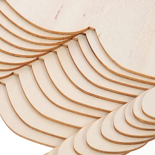 BESTOYARD Easter Bunny 8pcs Easter Wooden Bunny Cutouts Unfinished Wooden Bunny Cutout Easter Rabbit Cutouts for DIY Easter Crafts Easter Spring BESTOYARD