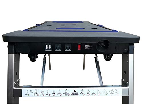 Astro Pneumatic Tool 55670 7-IN-1 Workbench,Black,gray,blue Astro Pneumatic Tool