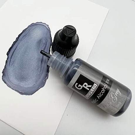 Metallic Alcohol Ink Set - 26 Metallic Colors Alcohol Based Ink for Resin Art GR DZPLUS
