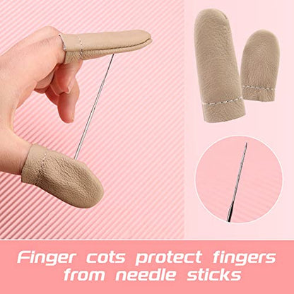 IMZAY Needle Felting Tools, Needle Felting Supplies, Needle Felting Kit with 3 Size 30Pcs Needles Felting Needles,Wooden Handle, Finger Cots, Perfect - WoodArtSupply