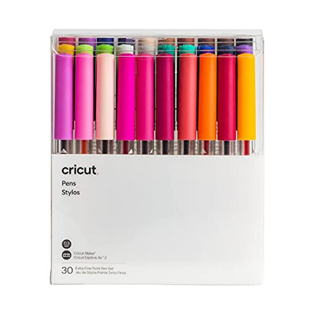 Cricut 30 Count Extra Fine Point Pens Core, Variety Cricut