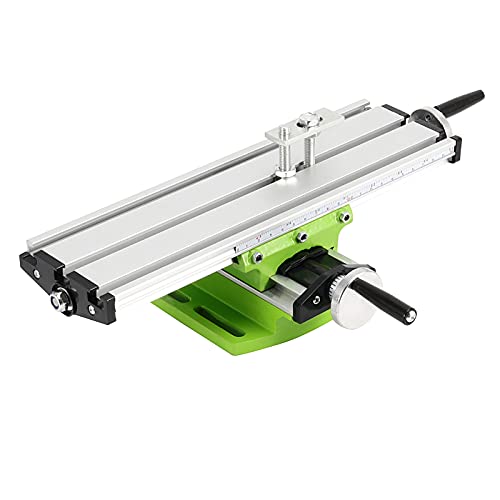 JOIKIT 12.2 Inch Mini Milling Machine Worktable, Compound Drilling Slide Table, Multifunction Worktable, Drill Vise Fixture Adjustment Worktable for JOIKIT