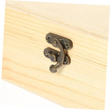 Yardenfun Box Solid Wood Jewelry Box Packing Hair Clip Organzier Necklace Storage Hairpin Storage Decor Jewelry Case Wood Storage Case Variety Paint Yardenfun