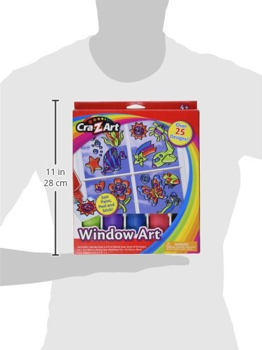 Window Art Decorative Design DIY Kit by Cra-Z-Art Cra-Z-Art