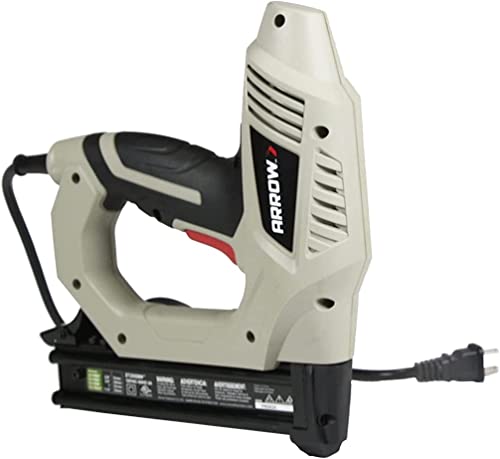 Arrow ET200BN Heavy Duty Electric Brad Nailer, Professional Nail Gun for Trim, Picture Frames, Crafts, Fencing, Uses Brad Nails in 5/8-Inch, Arrow Fastener