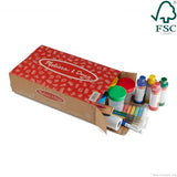 Melissa & Doug Easel Accessory Set - Paint, Cups, Brushes, Chalk, Paper, Dry-Erase Marker - FSC-Certified Materials Medium 19.3 x 11.1 x 5.0 Melissa & Doug