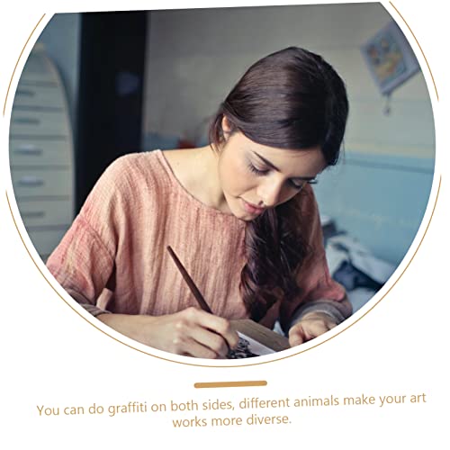 TEHAUX 70pcs Marine Animal Wood Chips Under The Octopus Cutouts Unfinished Wooden Slices Wood Sea Animals Cutouts Ocean Party Favor Unfinished Wooden TEHAUX