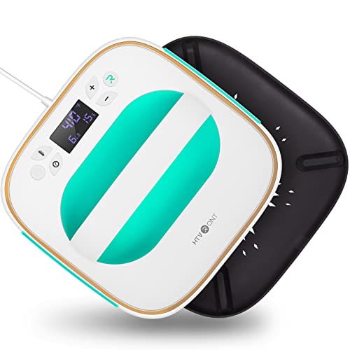 HTVRONT Heat Press Machine for T-Shirts, Portable Heat Press 10"X10", Iron Press for Sublimation and HTV Vinyl Shirt Press Machine for Hat, Bags, HTVRONT