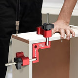 Preciva 90 Degree Mini Positioning Squares 2 Sets (2.32''x 2.32''), Aluminum Alloy Right Angle Clamps Fixing Clamp, Carpenter Corner Clamping Square Preciva