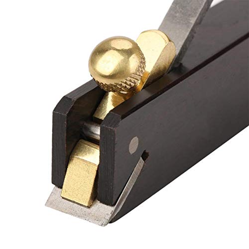 Manual Wood Planer, Mini Ebony Plane High Speed Steel Ebony Combined Plane Set Woodworking Plane Carpenter DIY Cable-line Wood Arc Bottom Cutting - WoodArtSupply