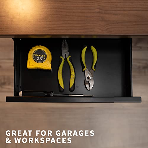 VIVO 16 inch Under Desk Mounted Sliding Pull-out Drawer without Shell for Office Desk, Storage Organizer for Sit Stand Workstation, Black, VIVO