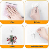 Stained Glass Window Hanging Chain Kit, Picture Hanging Chain with Suction Cup Hooks Sunshine Catcher Metal Nickel Plating Stained Glass Window Arecyuer