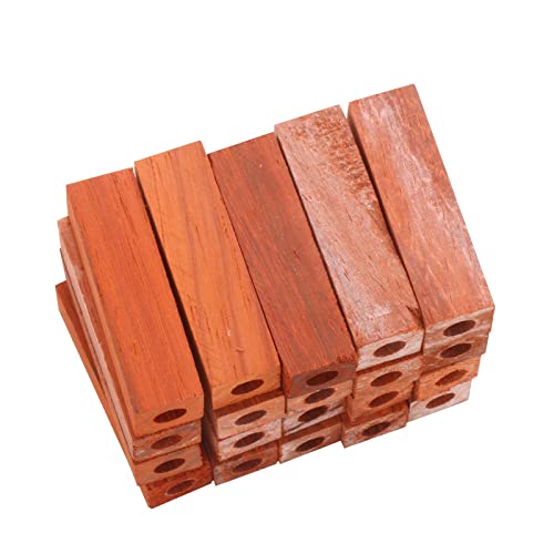 Penn State Industries PKEZ3 Pre-drilled 7mm E-Z Mini Pen Blanks, 9/16" x 9/16" x 2-1/32", Padauk, 20pcs Penn State Industries