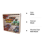 Wood Craft Paint Storage, white WoodArtSupply