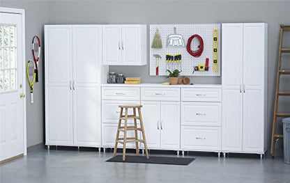 SystemBuild Evolution Kendall 1 Drawer/2 Door Base Storage Cabinet - 15.38"D x 23.44"W x 38.25"H, White