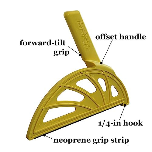 The Hedgehog Push Block For Table Saws, Router Tables, and Jointers - Offset Handle Push Stick The Hedgehog