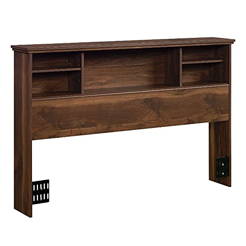 Sauder River Ranch Grand Walnut Full/Queen Bookcase Headboard - WoodArtSupply