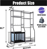 Mythinglogic Garage Sports Equipment Storage, 2 Golf Bag Storage Stand and Other Sports Equipment Storage Rack, Garage Organizer System Mythinglogic