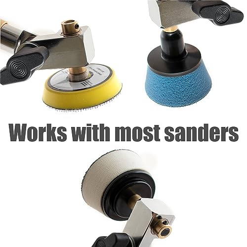 2" Diameter Flex Edge Gold Hook and Loop Wavy Sanding Disc Single Grit 25 Pack for Hand Drill Mounted Sanding Pads and Manual Bowl Sanders 320 Grit Keystone