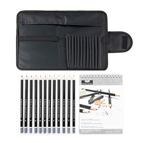 Royal & Langnickel Essentials Keep N' Carry Sketching Set, 14pc Royal & Langnickel