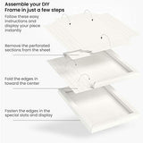 Arteza Acrylic Paper Foldable Canvas Pad, 8x11 Inches, 20 Sheets, DIY Frame, Heavyweight Acrylic Paint Paper, 220 lb, 360 GSM, Acid-Free, Art ARTEZA