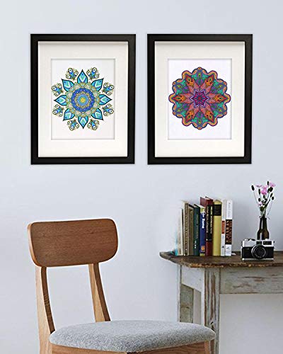 Mandalas II Adult Coloring Book - Features 50 Original Hand Drawn Designs Printed on Artist Quality Paper, Hardback Covers, Spiral Binding, ColorIt