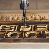 SpeTool 4Pcs/Pack Assorted R0.25~1.0 Tip 1/8" Tapered End Mill Cone Ball Nose Carbide Bit CNC Cutter for Carving Engraving SpeTool