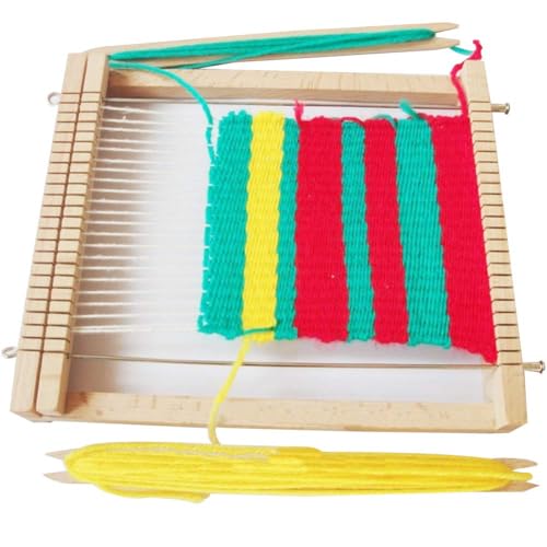 UYISMML DIY Wooden Weaving Loom Kit, Wooden Multi-Craft Weaving Loom Large Frame, DIY Suit Wooden Multifunctional Handcraft Weaving Looms, The Best