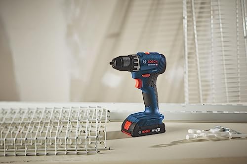 BOSCH GSR18V-400B22 18V Compact Brushless 1/2 In. Drill/Driver Kit with (2) 2 Ah Standard Batteries