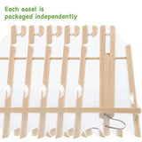 CONDA 6 Pack 16" Tabletop Display Easel, Portable A-Frame Tripod Display Easel for Painting Party & Displaying Canvases, Photos, Display Tripod conda