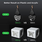 xTool 1064 Laser Module for xTool D1 Pro Laser Engraver, 15KW Peak power engrave metals, 0.03*0.03mm compressed spot engraving and cutting on Makeblock