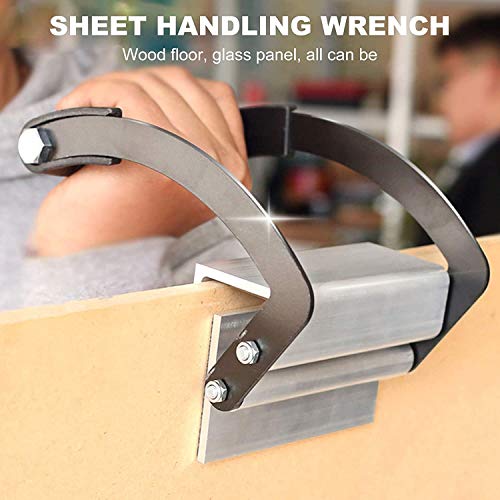 Plywood and Sheetrock Panel Carrier, Auto Adjusting Plywood Carrier Tool, Heavy Duty Gripper, Lifter and Carrying Tool, Drywall Hand Clamps Tools REDHAT