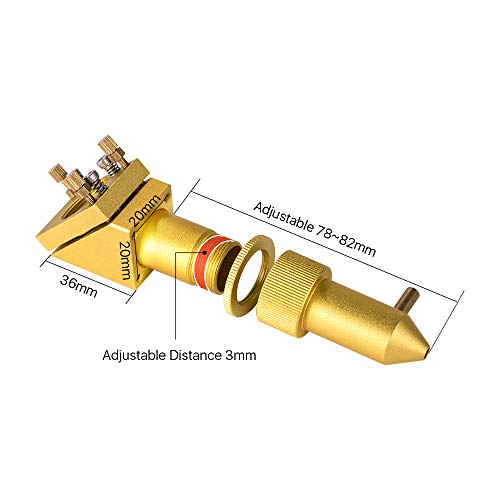 Cloudray K Series Whole Set Incl Head and Mirror Mounts With Focus Lens D20 FL50.8 Mo Mirrors for 2030 4060 k40 Laser engraving Cutting Machine Cloudray
