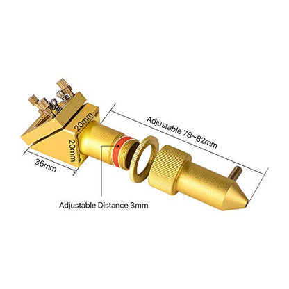 Cloudray K Series Whole Set Incl Head and Mirror Mounts With Focus Lens D20 FL50.8 Mo Mirrors for 2030 4060 k40 Laser engraving Cutting Machine - WoodArtSupply